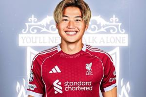 英媒:利物浦对日本U20队长市原吏音很感兴趣,可能在明夏签下他