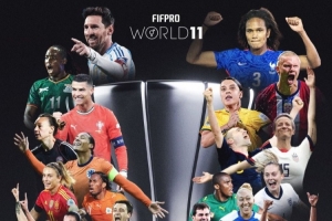 FIFPRO年度最佳阵10月27日公布候选名单,11月3日公布最终结果