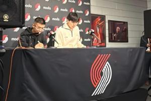 杨瀚森谈首秀:全新的体验和强度 要调整自己的站位 去总结不足