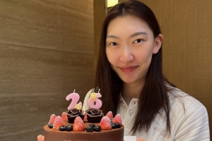 26岁啦！中国女篮球员韩旭晒个人照：按时长大? ​​​