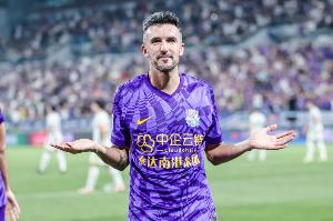 津媒:基莱斯已入16球,正冲击阿奇姆彭的津门虎球员赛季进球纪录