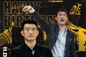冠军教头！祝广厦男篮主教练王博43岁生日快乐！??