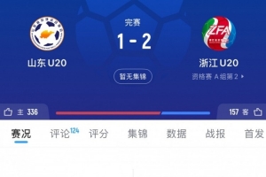 王钰栋传射助浙江2-1山东,将抽签决定浙江和新疆之间的晋级球队