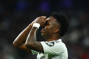 差20球！维尼修斯遭12场球荒本赛季22场5球 队内仅次于姆巴佩25球