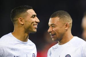 好兄弟?阿什拉夫FIFA年度最佳投票：姆巴佩、登贝莱、拉菲尼亚