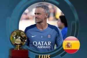 恩里克当选IFFHS年度最佳男足俱乐部教练,马雷斯卡第2弗里克第3