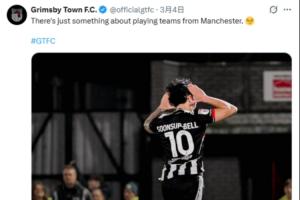 格林斯比英乙赢球后仍不忘调侃曼联：和曼市球队踢真有说法?