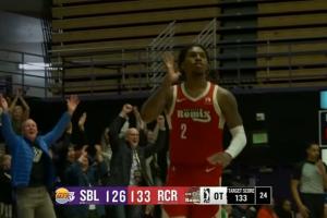 不愧是NBA级别的新秀！凯莱布·乐福加时赛独得7分终结湖人！