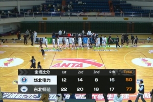 ?东北师大大胜送华北电力四连败 罗俊翔14+8 于海跃19+7+6