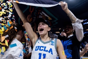 小海梅妹妹率队首次杀入NCAA女篮决赛!UCLA与南卡成功会师